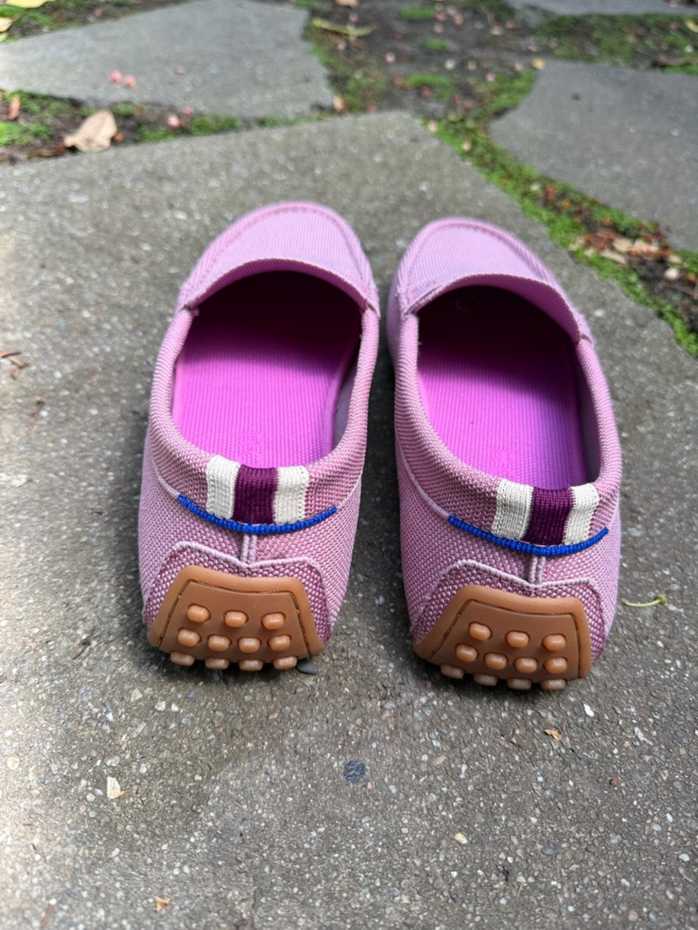 Rothy's Dusty Rose Pink Slip-On Loafers - Picture 3 of 12